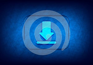 Download icon abstract digital design blue background