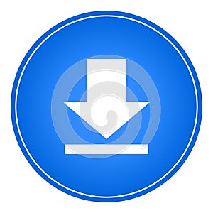 Download icon button web vector