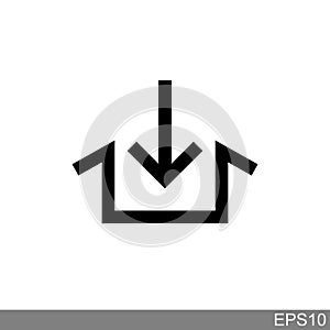 Download icon  vector illutration