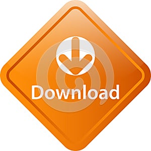 Download icon web button