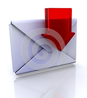 Download mail icon