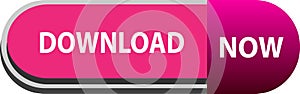 Download now button on white background color design