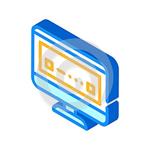 download operating system isometric icon vector illustration