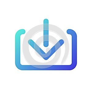 Download pixel perfect gradient linear ui icon