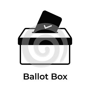 Download this premium icon of ballot box, editable vector