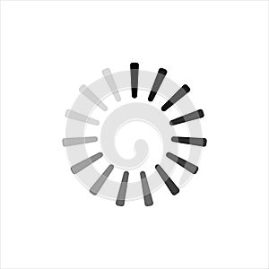 Download sign. Load icon. Load system. Data load. Loading bar. Froze computer. Load icon. Vector stock illustration