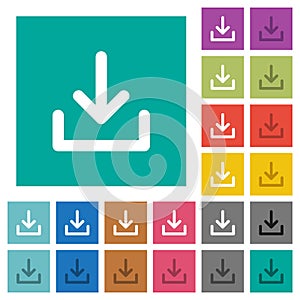 Download symbol square flat multi colored icons