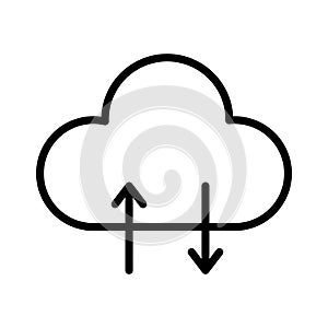 Download thin line vector icon