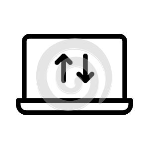 Download thin line vector icon