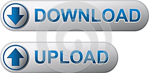 Download and upload buttons