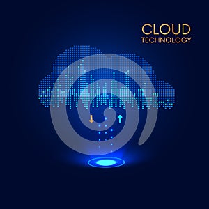 Cloud computing. Big data. Digital Cloud networking