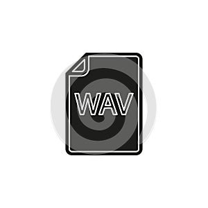 Download WAV document icon - vector file format symbol