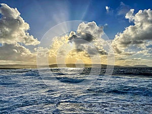 Sunset Downpatrick Head, County Mayo, Ireland