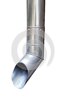 Downpipe on a white background