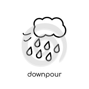 Downpour icon from Weather collection.