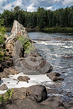 Downstream Rapids At Egan Chutes