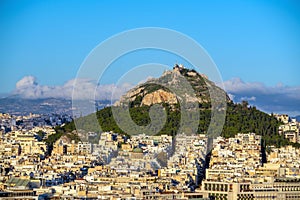 Downtown Athens city skyline, cityscape