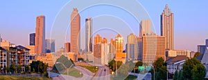 Downtown Atlanta Cityscape