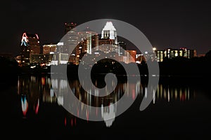 Downtown Austin, Texas at Night photo