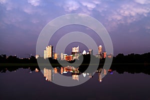 Downtown Austin Texas Skyline 2015 Reflection