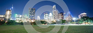 Downtown Austin Texas Skyline View Zilker Metropolitan Park photo