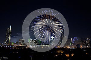 Downtown Austin, Tx Fireworks
