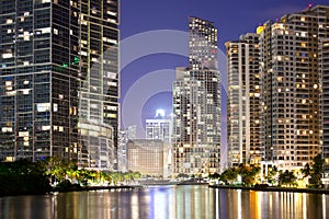 Downtown and Brickell Key in Miami photo