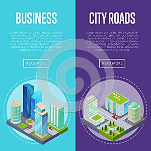 Downtown business district banners set