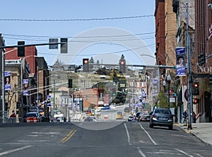 Downtown Butte towards  Historical District