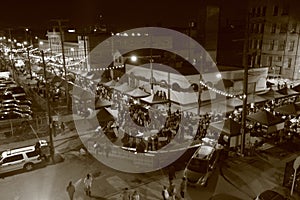 Downtown Cleveland during the Famed Night Market