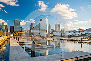 Downtown Cleveland skyline from the lakefront