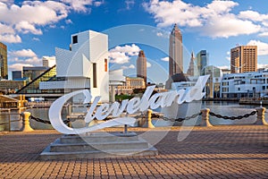 Downtown Cleveland skyline