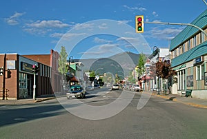 Downtown Creston BC, Canada.