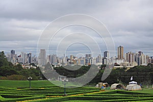Downtown of Curitiba, the view from Botanical photo