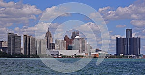 Downtown Detroit Skyline Stands Strong