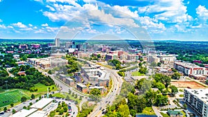 Downtown Greenville, South Carolina SC Skyline