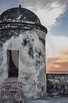 Downtown Historic Building. Cartagena de Indias, Colombia. photo