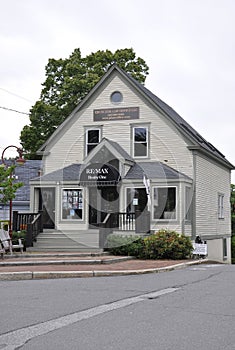 Kennebunkport, Maine, 30th June: Downtown Historic House from Kennebunkport in Maine state of USA