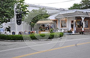 Kennebunkport, Maine, 30th June: Downtown Historic Inn from Kennebunkport in Maine state of USA