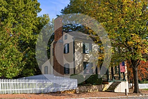 Downtown Historical Old Salem in North Carolina, USA