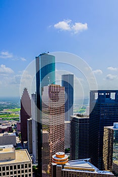 Downtown Houston buildings