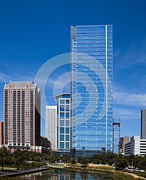 Downtown Houston office buildings