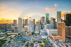 Downtown Houston skyline