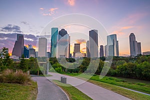 Downtown Houston skyline