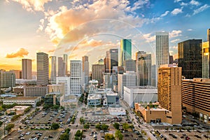 Downtown Houston skyline photo