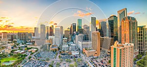 Downtown Houston skyline photo