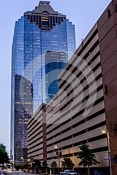 Downtown Houston streetscape