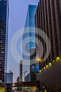 Downtown Houston streetscape