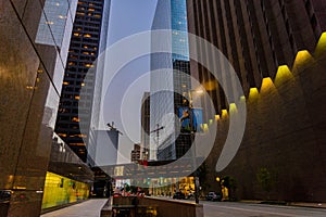 Downtown Houston streetscape