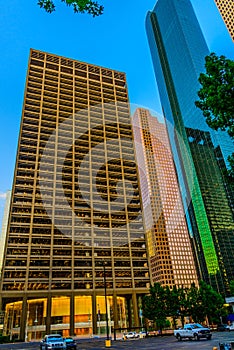 Downtown Houston streetscape